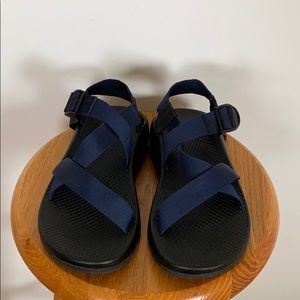 Navy Thick Strap Criss Cross Chacos - European 40